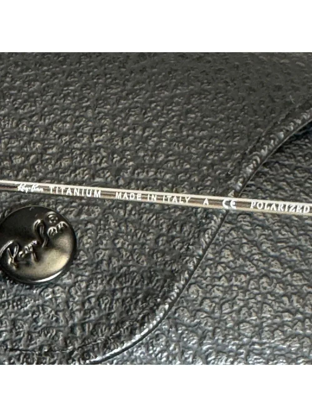 Ray-Ban Black Aviator Titanium Polarized Sunglasses